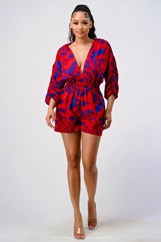 Long sleeve romper